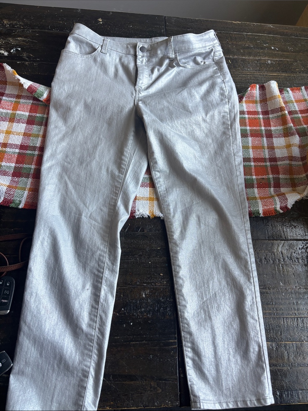 Chico’s Silver Women's Slim Straight Jeans